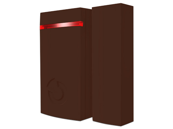 Mini Detector magnético inalámbrico Jablotron JA-151MB, para la detección de apertura de puertas o ventanas.