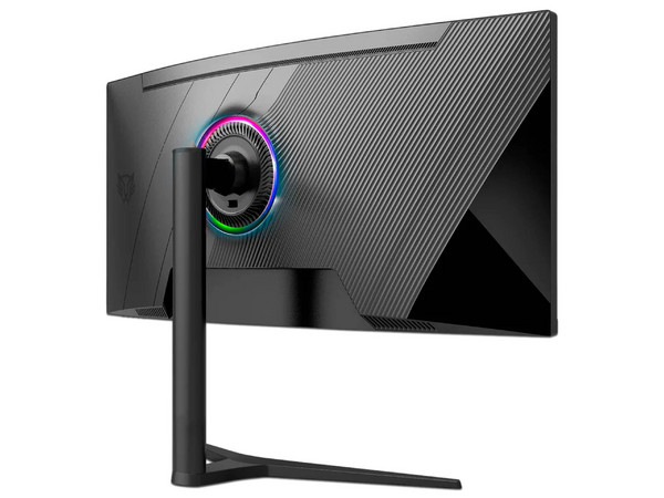 Monitor Gamer Curvo Balam Rush Extreme Earth Plus MGM34C de 34",  Resolución 3440 x 1440 (UWQHD), Low Blue Light, Flicker Free, FreeSync/G-Sync, Iluminación RGB, 1ms, 144Hz, Color Negro. - imagen 2