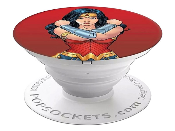 Soporte Universal POPSOCKETS con adhesivo. Diseño Mujer Maravilla.