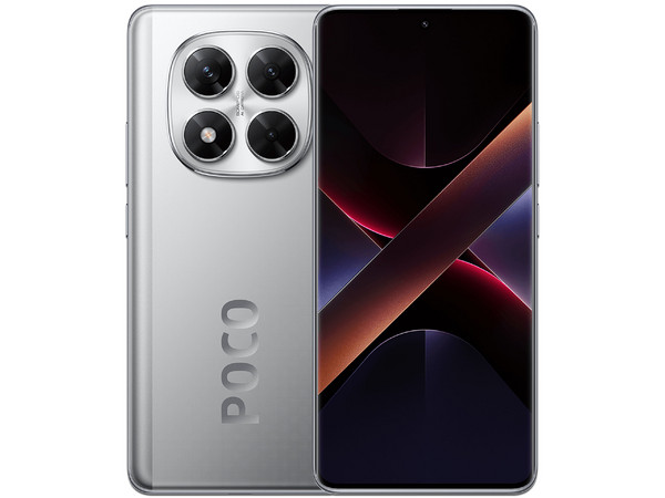 Smartphone Xiaomi POCO X7: 
Procesador Dimensity 7300-Ultra (hasta 2.5 GHz), 
Memoria RAM de 8GB, Almacenamiento de 256GB, 
Pantalla de AMOLED de 6.67" FHD, 
Bluetooth, Wi-Fi, 
Cámara principal de 50MP, 
Android 14, Color Plateado.