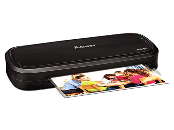 Enmicadora Fellowes M5-95 de 9.5", hasta 5 micrómetros de grosor. Color Negro.
