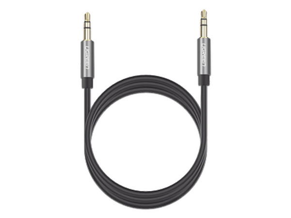 Cable de Audio Ugreen de 3.5mm a 3.5mm (M-M), 2m. Color Negro.