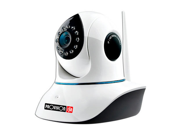 Cámara de vigilancia IP tipo domo Provision ISR, 1920 x 1080, 4MP, Wi-Fi.