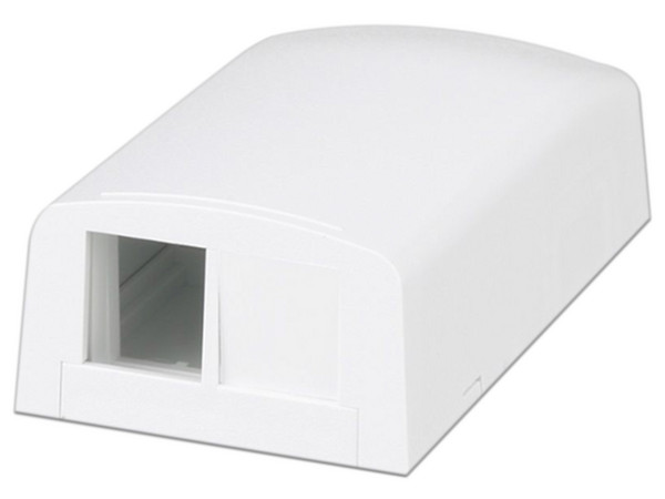 Caja de Montaje en Superficie Panduit, Para 2 Módulos Keystone, Color Blanco.