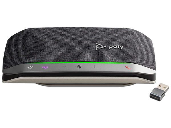 Altavoz inteligente Poly Sync 20+, USB, Bluetooth,  certificado por Microsoft Teams, Color negro.