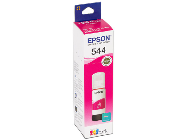 Botella de Tinta Epson T544, Magenta, Modelo: T544320-AL.