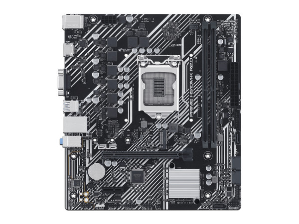 T. Madre ASUS PRIME H510M-K R2.0, Chipset Intel H510,Soporta: Core de 11va y 10ma generación, Socket 1200,Memoria: DDR4 3200(OC) / 2666 / 2133 MHz , 64GB Max,Integrado: AudioHD, Red, USB 3.0 y SATA 3.0, M.2,Micro-ATX, Ptos: 1xPCIEx16, 1xPCIEx1. - imagen 2