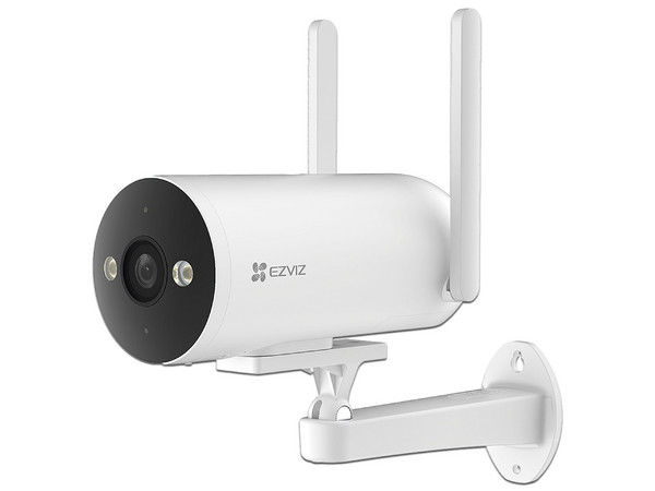 Cámara Bala 4G, Resolución 3 Megapixel 2K, Visión Nocturna en Color, AI Detección de Humanos y Vehículos, Defensa Activa con Sirena y Luz Estroboscópica, IP67.