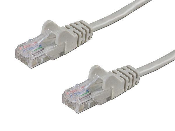 Cable de Red, Cat6, UTP (M-M), 1m, Gris.