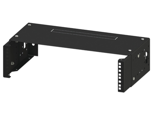Rack Abierto LinkedPro de Profundidad Ajustable (8" a 12") de 2.5 U. Color Negro.