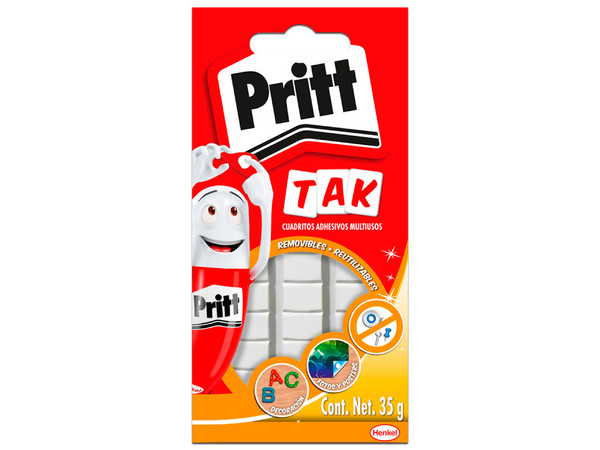 Cuadritos Adhesivos Multiusos Pritt Tak 1 Pza.