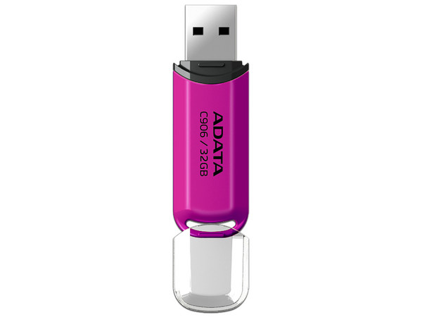 Unidad Flash USB ADATA C906 de 32GB, 2.0, Color Rosa. - imagen 2
