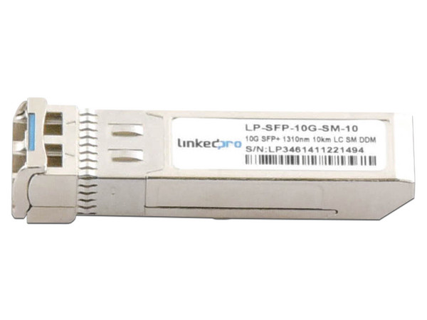 Módulo Transceptor SFP+ LC Gigabit de Fibra Óptica LinkedPro LP-SFP-10G-SM-10, Monomodo, Full-Duplex, 1310 nm. - imagen 2
