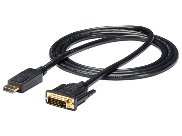 Cable de Video StarTech de DisplayPort (M) a DVI (M), 1.8m - imagen 2