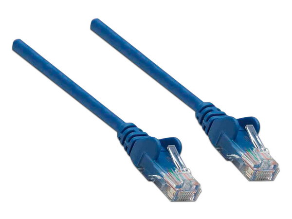 Cable de Red Intellinet Cat 6 UTP, 2.0m. Color Azul.