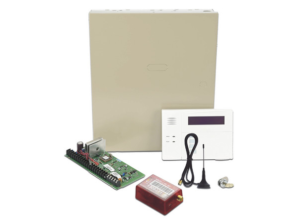 Kit de Panel de Alarma Hibrido Honeywell VISTA48, Incluye Teclado 6160RF, Comunicador 3G/4G, Tarjeta para 48 Zonas y Gabinete.