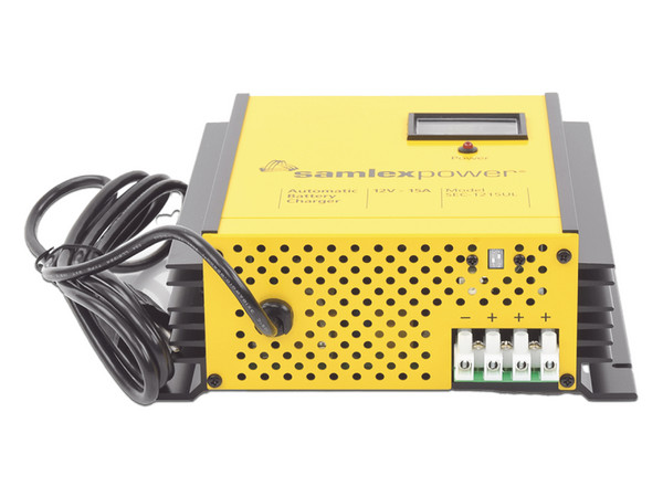 Cargador de Baterías de Plomo Ácido Samlex SEC-1215-UL, 12V, 15A, Función de Respaldo de Energía en CD. - imagen 2