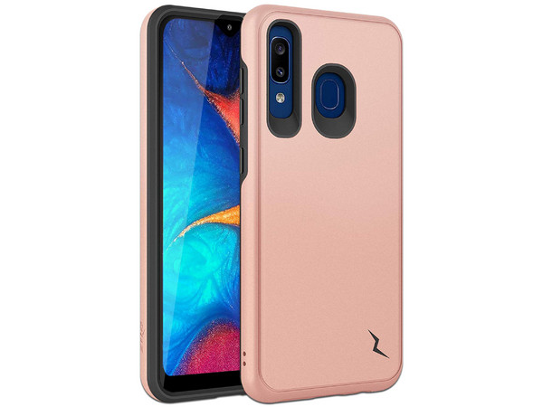 Funda Zizo Division para Samsung A50/A30/A20. Color Oro Rosa.