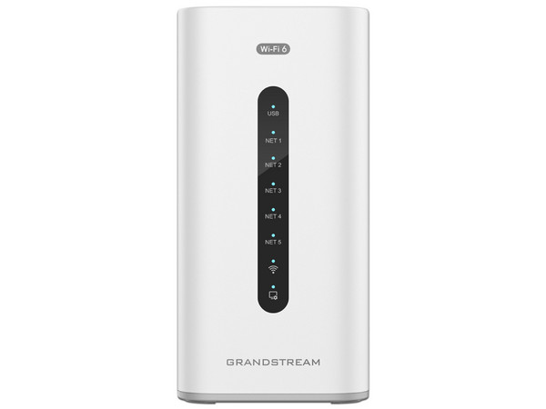 Dispositivo 4 en 1 Grandstream GCC6010W, Conmutador IP, Firewall de última generación, Ruteador VPN y Switch, 5 puertos GigaEth 4 con PoE, WiFi-6, 2 SFP y 1 USB