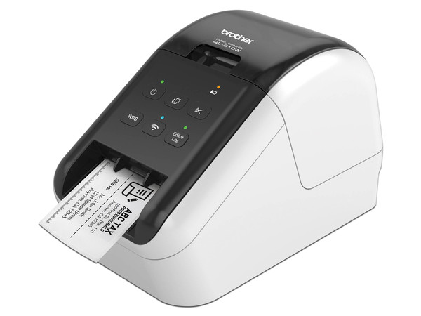 Impresora de etiquetas Brother QL810W, resolución 300 x 600, USB, Wi-Fi.