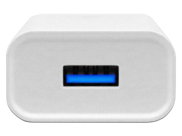 Cargador de Pared BRobotix de Carga Rápida, 2.1A, Incluye Cable USB-A a USB-C. Color Blanco. - imagen 3