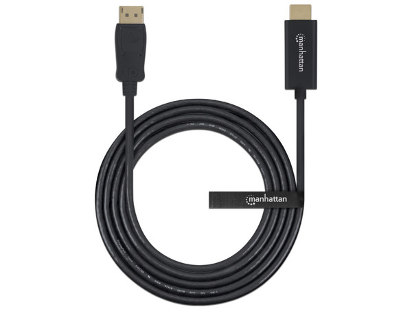 Cable de video Manhattan de DisplayPort (macho) a HDMI (macho), 1.8 metros. - imagen 2