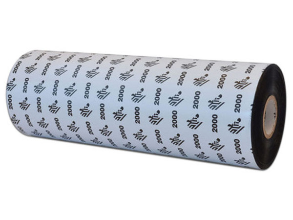 Cartucho de cinta Zebra Ribbon Cera, 220mm x 450mts, para impresora industrial Form 2000, núcleo de 25mm, precio por rollo