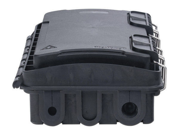 Caja de Distribución de Fibra Óptica FiberHome, Hasta 96 Empalmes, Exterior IP65, Color Negro. - imagen 3