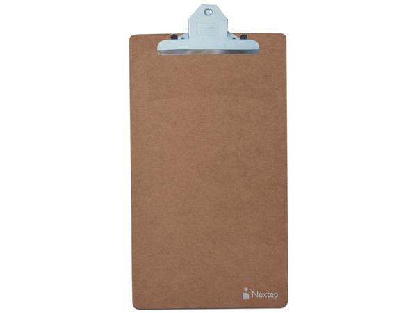 Tabla de madera Nextep con clip, tamaño oficio.