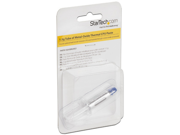Pasta Térmica StarTech SILVGREASE1, para CPU, en jeringa de 1.5g. - imagen 2