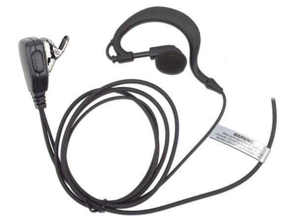 Micrófono de Solapa txPRO Ajustable al oído para ICOM, Color Negro. - imagen 2