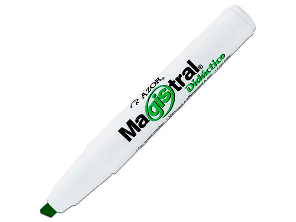 Marcador Azor 8350VE para Pizarrón, 12 Piezas. Color Verde.