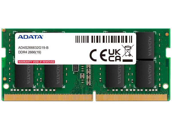 Memoria SODIMM ADATA Premier, DDR4 PC4-21300 (2666MHz), CL19, 8GB.