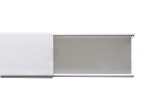 Canaleta Thorsman  PT-48-SD Sin División, PVC Auto Extinguible, Color Blanco.