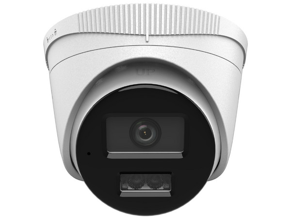 Cámara Tipo Domo HiLook IPCT240HALUC de 4MP (2560 x 1440), Lente de 2.8mm, IR hasta 20m, Microfono Integrado, IP67, Color Blanco. - imagen 2