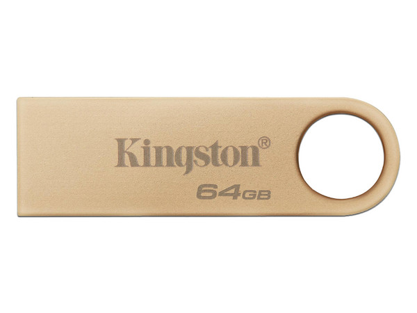 Unidad Flash USB 3.2 Kingston DataTraveler SE9 G3 de 64GB, Color Dorado. - imagen 2