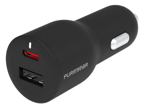 Cargador Para Auto PUREGEAR 64674PG, USB Tipo C, USB, Carga rápida, Color Negro.