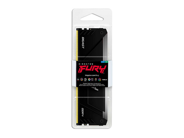 Memoria DIMM Kingston Fury Beast RGB, DDR4 PC4-25600, (3200MHz), CL16, 32GB - imagen 3