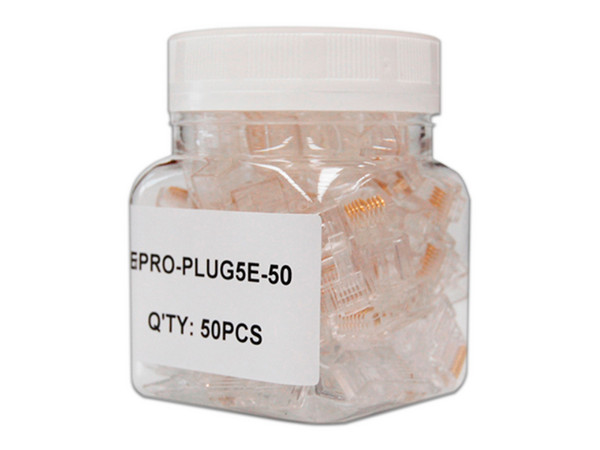 Plugs ENSON RJ-45, Cat5e, UTP, 50 Piezas.