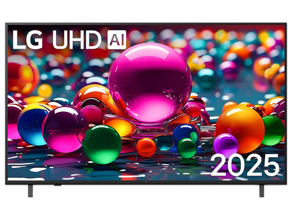 Televisión LED Smart TV LG  AI UA75 de 65", Resolución 3840 x 2160 (Ultra HD 4K), HDR10, Color Negro.