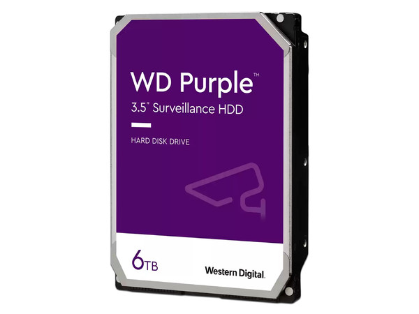 Disco Duro Western Digital Purple 6TB, Caché 128MB, 5640RPM, SATA III (6.0 Gb/s).