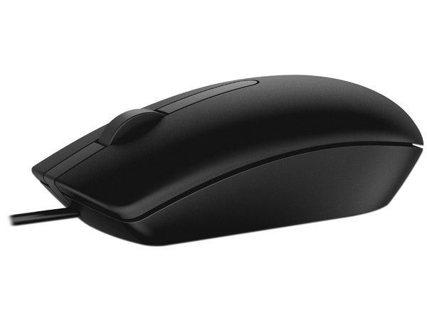 Mouse Dell MS116 Óptico 1000 dpi, diseño ergonómico, conexión USB. Color Negro - imagen 2