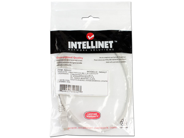 Cable Patch Intellinet, Cat6, UTP, 0.5m. - imagen 2