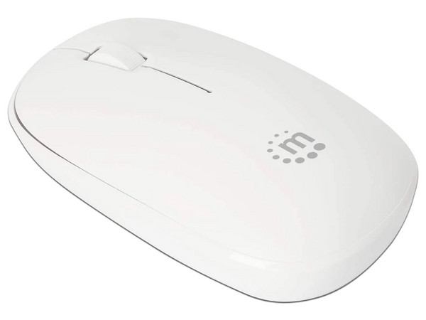 Mouse Óptico Inalámbrico Manhattan, 1200 DPI, USB. Color Blanco. - imagen 2