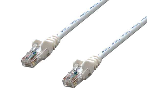 Cable de red, Cat6, UTP, RJ-45 (M-M), 5.0m, Blanco.
