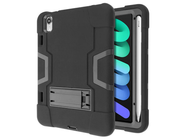 Funda Protectora Symbiosis, Compatible con iPad Mini 6, Color Negro.