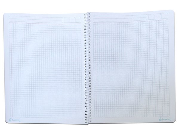 Cuaderno Nextep NE-007C, Cuadro Chico C5, 100 Hojas, Espiral. - imagen 2