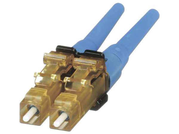 Conector de Fibra Óptica Panduit, LC Duplex OptiCam, Monomodo 9/125 OS2, Color Azul.