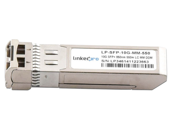 Módulo Transceptor SFP+ LC Gigabit de Fibra Óptica LinkedPro LP-SFP-10G-MM-550, Monomodo, Full-Duplex, 850 nm. - imagen 2