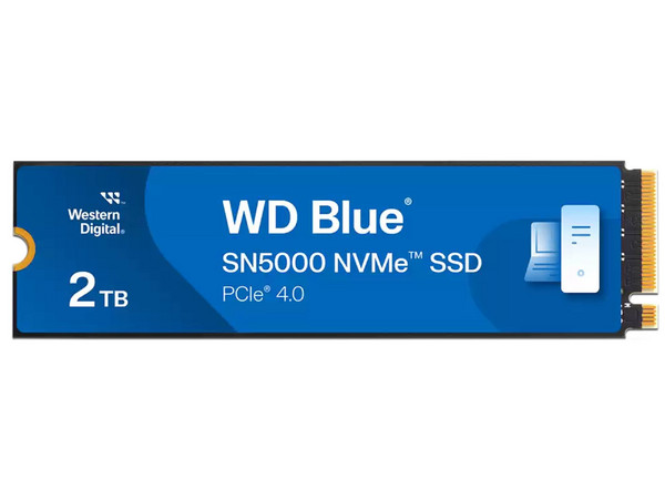 Unidad de Estado Sólido Western Digital Blue SN5000 de 2TB, M.2 NVMe PCIe 4.0. 